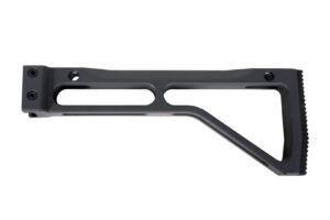 0014354 arsenal cnc machined aluminum tactical buttstock assembly 1913 picatinny attachment gray