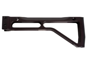 0014357 arsenal cnc machined aluminum tactical buttstock assembly 1913 picatinny attachment plum