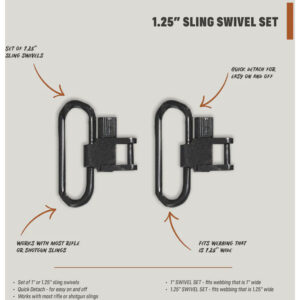 Half Rack Sling Swivel Set, 1.25in - view 2
