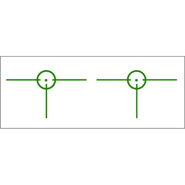 Gunstar Tactical 3D 1 Reticle Green
