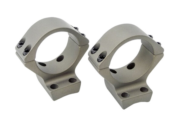 Talley SB730735 Scope Mount/Ring Combo Smoked Bronze Cerakote 30mm Tube Fits X-Bolt Low Rings
