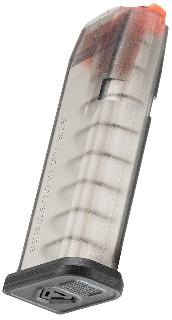 Strike Industries 15+1-Round 9mm Magazine, Translucent Smoke