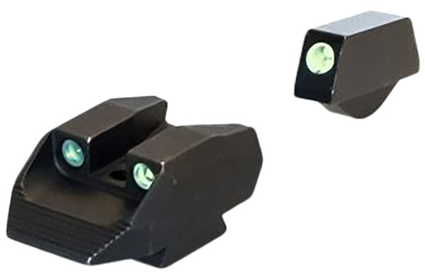 Kimber Mfg.,inc ML11231 K6S Night Sight Set Green/Tritium Black Outline Front Sight-Green/Tritium Black Outline Rear Sight
