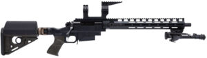 Larue Tactical LTBCSIETE308W OD Green 308 Win 5+1 Match Grade Threaded Barrel, 15" M-LOK Handguard, Black Picatinny Rail Receiver, Adj RAT OD Green Stock, A-PEG OD Green Grip, Briefcase, Bipod