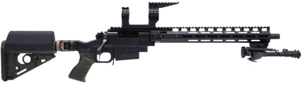 Larue Tactical LTBCSIETE308W OD Green 308 Win 5+1 Match Grade Threaded Barrel, 15" M-LOK Handguard, Black Picatinny Rail Receiver, Adj RAT OD Green Stock, A-PEG OD Green Grip, Briefcase, Bipod