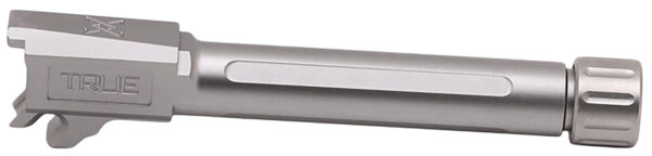 True Precision Inc TPP365FBXT Sig 9mm Luger 4.30" Threaded Satin Stainless Steel, Fits Sig P365 Fuse