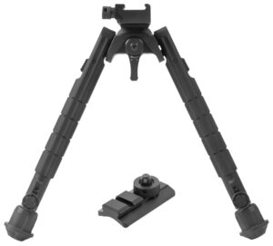 Leapers Bipod, 8-12in, Black Anodized, Picatinny