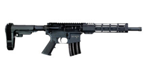 Alexander Arms PHI50ST Highlander 50 Beowulf 7+1 12" Black Fluted Threaded Barrel, Black Anodized Picatinny Rail Receiver, SB Tactical SBA3 Brace, Black Ergo Grip