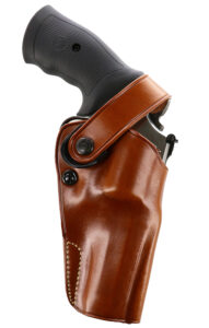Galco DAO Strongside/Crossdraw OWB Holster, Tan Steerhide, for Colt King Cobra 4.25in, Right Hand