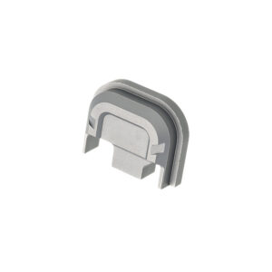 Tyrant CNC TDG14SPGREY Slide Cover Plate Chevron Design Glock Gen1-4 Grey Aluminum