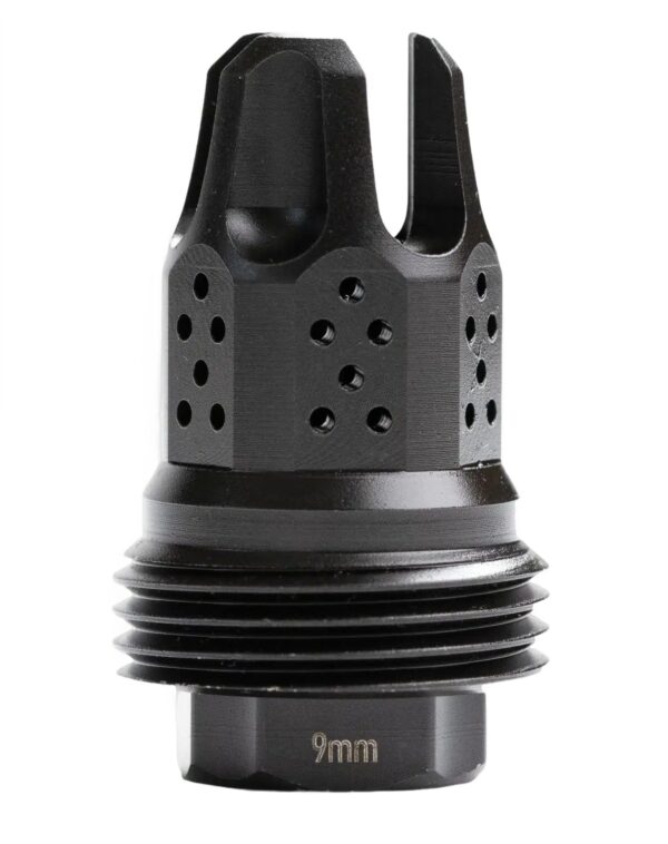 JK Armament HD War Eagle Compensator/Flash Hider, 9mm, 1/2x28