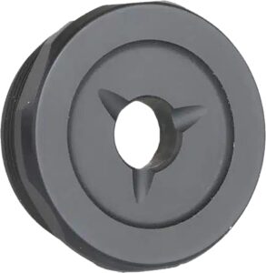 Jk Armament JK155LTEC30 LT Flash Reducer End Cap 30Cal Fits Aluminum Hard Anodized Black