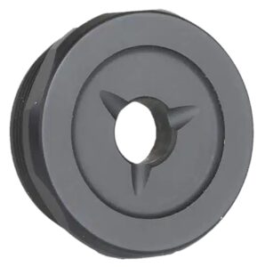 Jk Armament JK155LTEC45 LT Flash Reducer End Cap 45Cal Fits Aluminum Hard Anodized Black