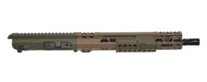 Bilson Arms P7UFSFG10R1 BA-15FCP 338 ARC 10+1 12.50" Threaded Barrel, Flat Dark Earth/Sniper Green Cerakote Aluminum Receiver w/Picatinny Rail, M-LOK Handguard