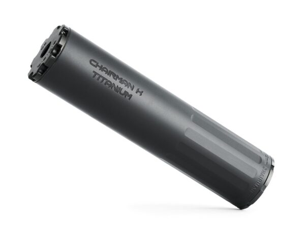 BOSS CHAIRMAN TIK - 5/8-24 - STANDARD END CAP 7.62 COMPACT LIGHT WEIGHT DUTY RATED SILENCER TITANIUM CORESTANDARD END CAP NON-GAS BLOWBACK ACTION (BOLT GUN PISTON ETC) CK-15060-762-TI-58-SE-BLK
