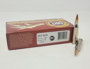 DRT 243 Win Ammunition DRT243TS95 95 Grain Terminal Shock Hollow Point 20 Rounds