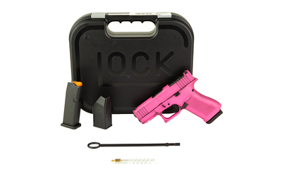 GLUX4350204FRNBUBBLSCT_1 GLOCK 43X 9MM 10RD BUBBLE GUM BW