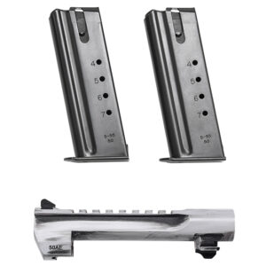 Magnum Research BMCP506WMD Desert Eagle Mk. XIX Conversion Kit, .50 AE, 6 Inch White Matte Distressed