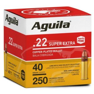 https3A2F2Fmedia.chattanoogashooting.com2Fimages2Fproduct2FAU1B2211002Faguila super extra high velocity rifle ammunition 22 lr 40gr cpsp 1255 fps 250 ct au1b221100