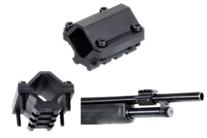 Leapers UTG Paintball Rail Barrel Mount - Universal 3-Slot Single Rail