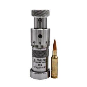 L.E. Wilson Stainless Steel Micrometer Bullet Seater Die, 6.5x47 Lapua