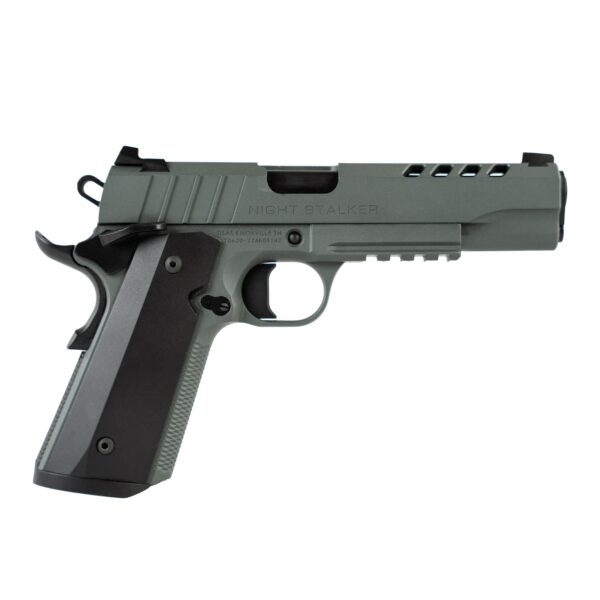 Tisas 1911 Night Stalker Pistol, 10mm Auto, Grey, 8-Round
