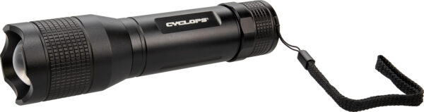 Cyclops TF1500 Tactical Flashlight, 1500 Lumens, Black Anodized