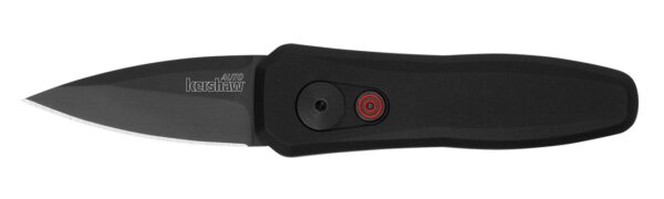 Kershaw 7500BLK Launch 4 1.90" Folding Spear Point Plain Black DLC CPM 154 SS Blade Black Aluminum Handle Includes Pocket Clip