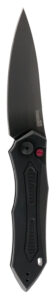 Kershaw 7800BLK Launch 6 3.75" Folding Drop Point Plain Black DLC CPM 154 SS Blade Black Anodized Aluminum Handle Includes Pocket Clip