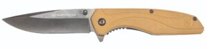 S&W Folding Knife, FDE and Black, 3.5-Inch