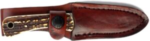 UNCLE HENRY KNIFE NEXT GEN - STAGLON 3.1" CAPER W/LTHR SHTH - additional view