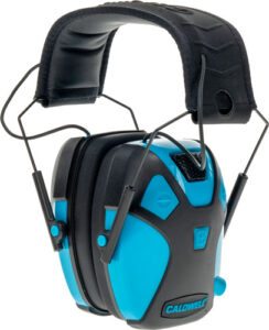 Caldwell E-Max Pro Youth Electronic Earmuff, Neon Blue