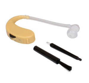 Walker's GWPUE1001 Ultra Ear BTE Hearing Enhancer Plastic 105 dB Behind the Ear Natural