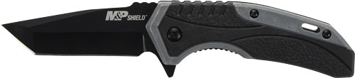S&W M&P Shield 2.8-Inch Tanto Spring-Assist Knife, Black