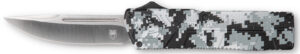 CobraTec Lightweight 3.25-inch Winter Digital Camo Drop Point OTF Knife