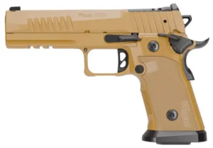 SIG SAUER P211 GT5 COYOTE HGA 9MM 5IN BULL BBL SIGLOC OR XRAY3 SIGHTS G10 GRIP 1-17RD& 2-21RD MAGS