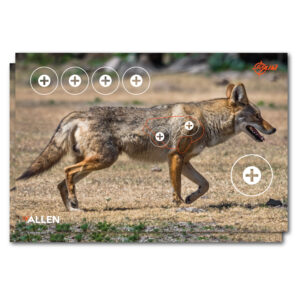 EZ-Aim 15284 Four Color Coyote Paper Hanging 23" x 35" Multi-Color 2 Per Pkg