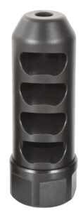 American Precision Arms G2F5838N Gen 2 Fat Bastard Self Timing Brake Black Nitride Stainless Steel with 5/8"-24 tpi Threads, 3.30" OAL & 1.115" Diameter for 338 Cal Rifle