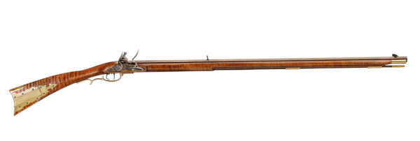 Taylors & Company 210012 Frontier Pedersoli 50 Cal Flintlock 39" Browned Octagon Barrel, Fixed Maple Stock