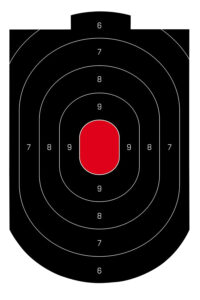 Birchwood Casey 35609 Dirty Bird Oval Paper Target 12" x 18" 50 Per Pkg