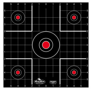 Birchwood Casey 35270 Dirty Bird Bullseye Tagboard Target 12" 100 Per Pkg