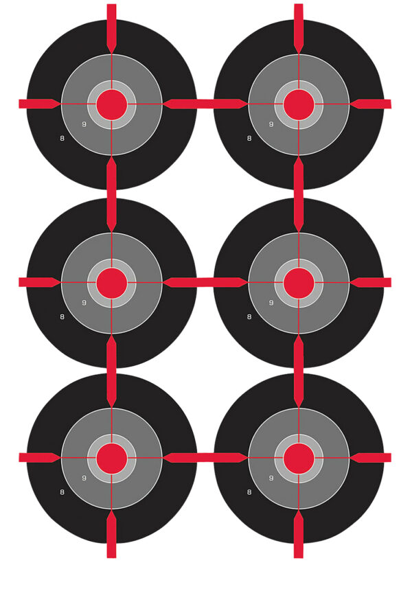 Birchwood Casey 35703 Dirty Bird Bullseye Tagboard Target 12" x 18" 100 Per Pkg