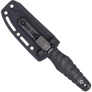 CobraTec Claymore Single Blade Dagger Fixed Blade Black Stonewash - additional view