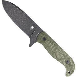 CobraTec PSK Knife Black Dark Stonewash Fixed Blade OD Green Dark Stonewash - additional view