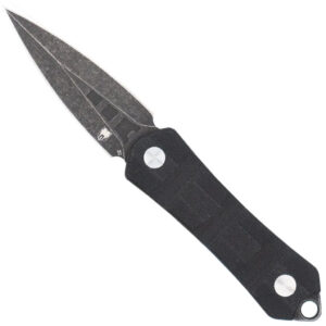CobraTec Guardian Neck Knife, Tanto Blade, Small Black