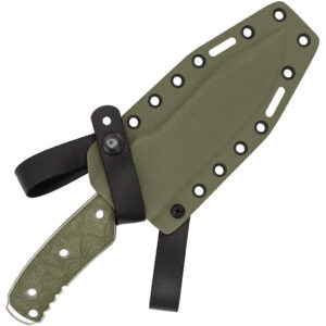 CobraTec Recondo Fixed Blade Knife Fixed Blade OD Green/Satin Stonewash - additional view