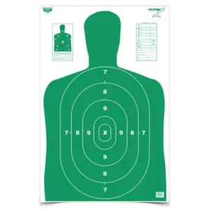 B/C TARGET EZE-SCORER 23"x35" GREEN PAPER BC27 5/PK ( 6 PER CASE )