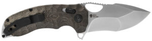 S.O.G Kiku XR Folding Knife 3.03-inch Tanto CTS XHP Blade, Green Micarta