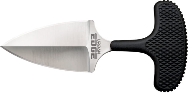 Cold Steel CS43XL Urban Edge 2.50" Fixed Plain Stone Washed Japanese AUS-8A SS Blade/Black Kray-Ex Handle