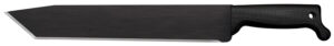 Cold Steel CS97BTMS Tanto 13" Black Matte Baked-On Anti Rust 1055 Carbon Steel Blade/ Black Polypropylene Handle 15.63" Long Includes Sheath